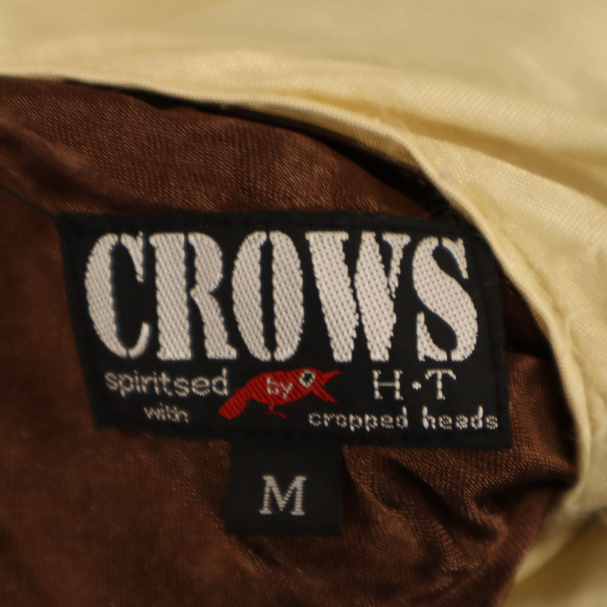 CROPPED HEADS クロップドヘッズ CROWS クローズ コラボ リバーシブル スカジャン M シャンパンゴールド メンズ
