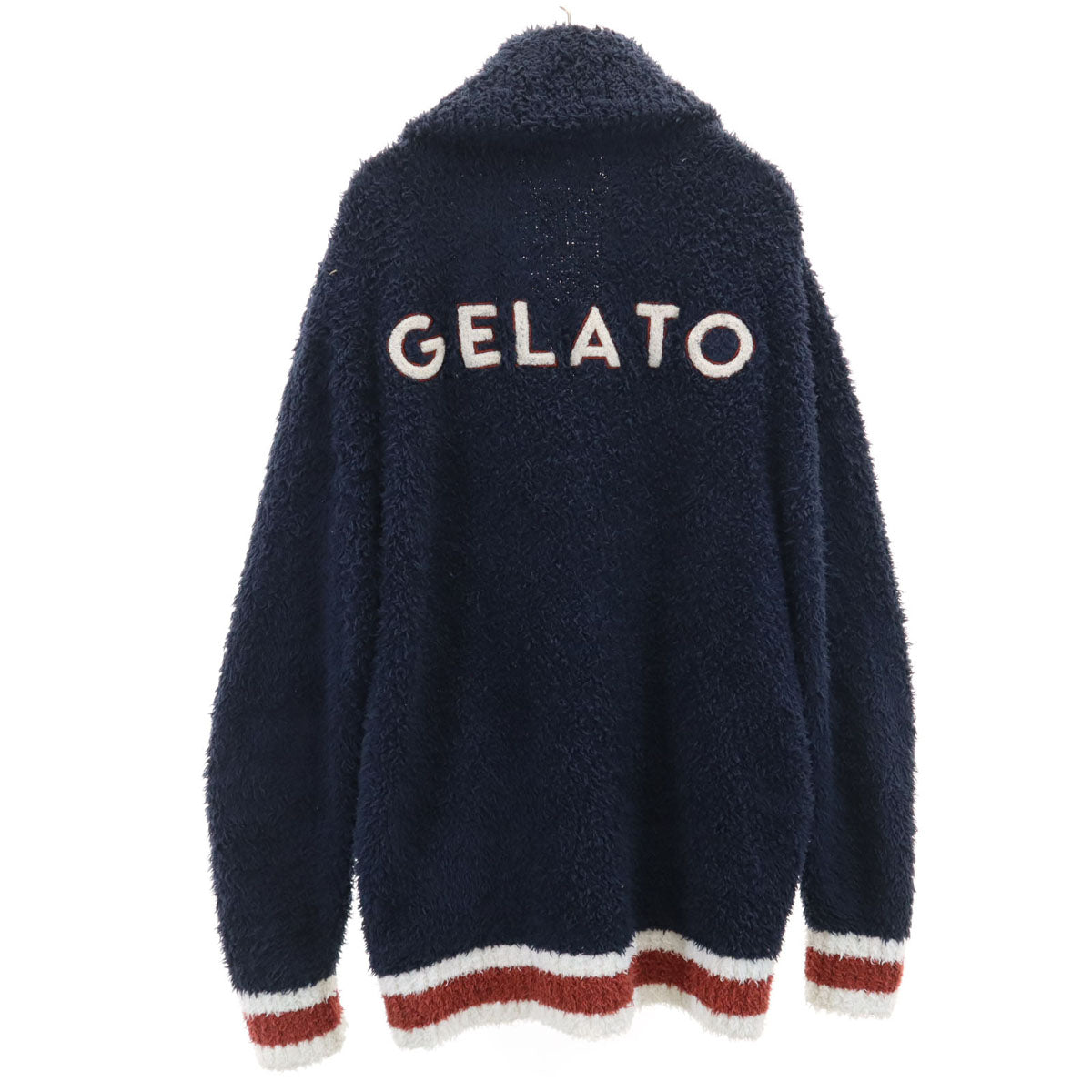 GELATO PIQUE HOMME ジェラートピケ オム 長袖 カーディガン L ネイビー メンズ