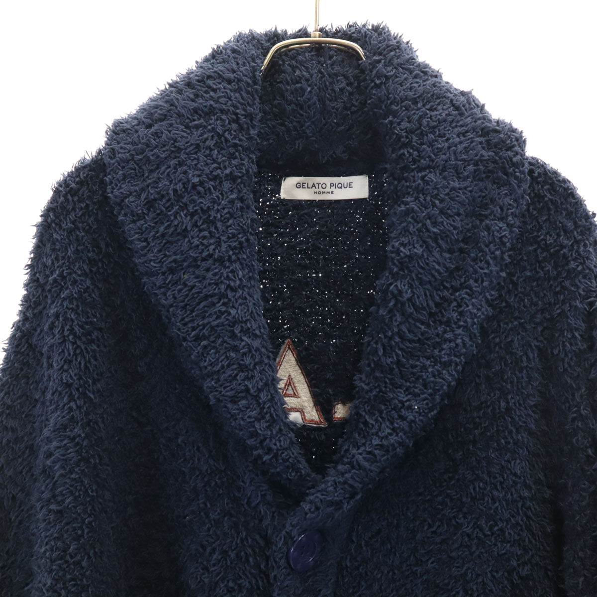 GELATO PIQUE HOMME ジェラートピケ オム 長袖 カーディガン L ネイビー メンズ