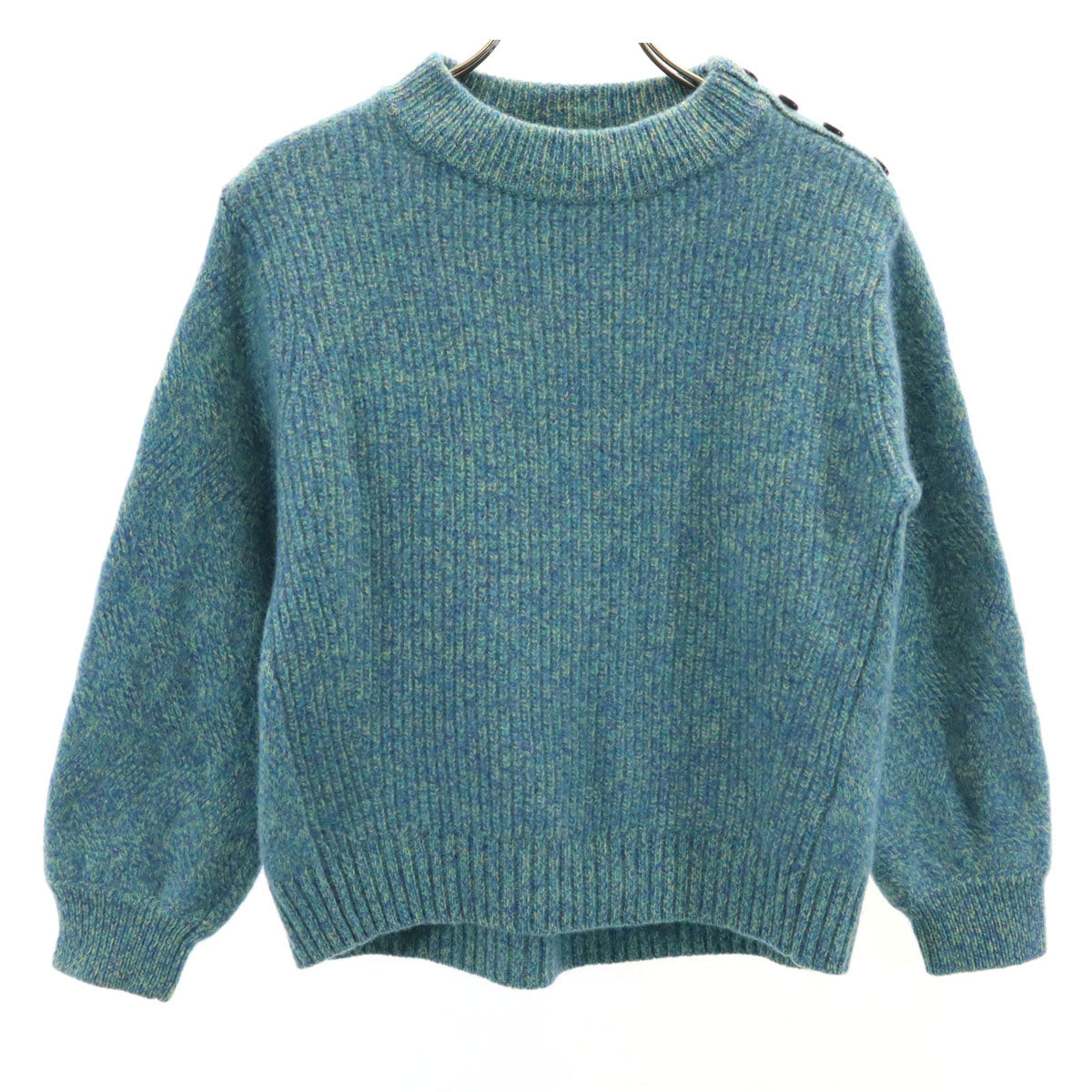美品 Reflect リフレクト 長袖 ニット 9 ブルー系 セーター レディース