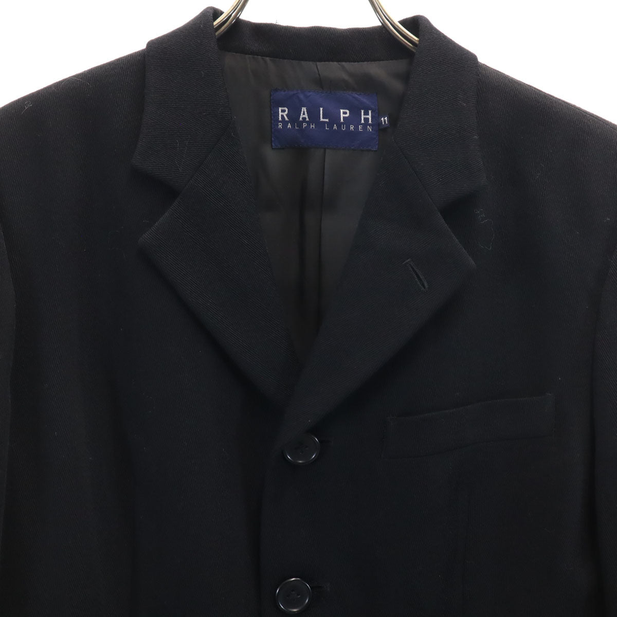 美品 RALPH RALPH LAUREN ラルフラルフローレン テーラードジャケット 11 ブラック レディース
