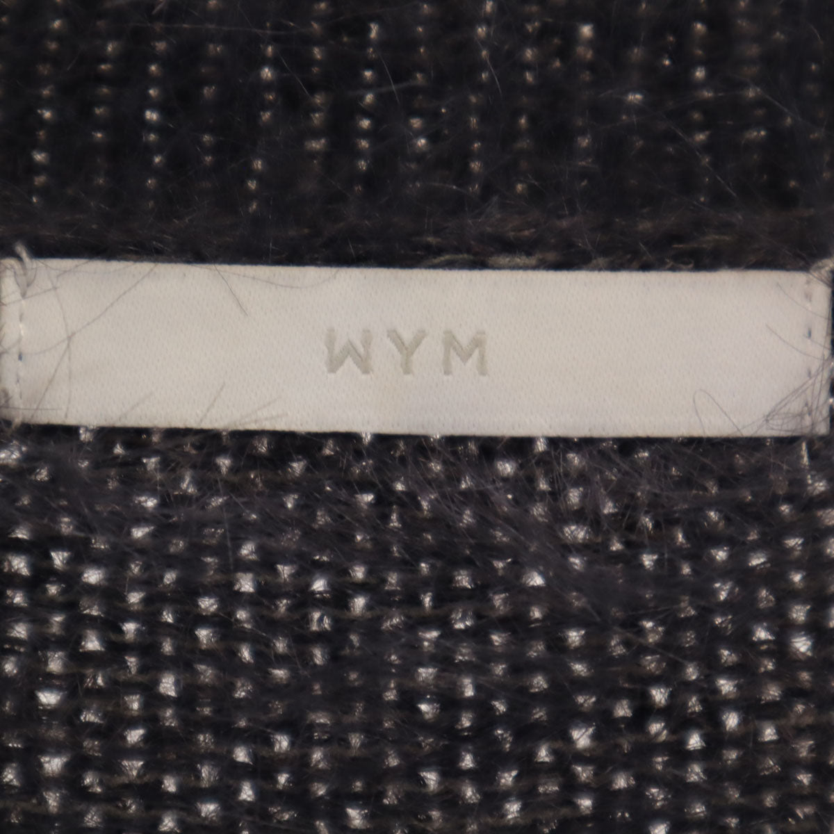 美品 WYM ウィム 長袖 ニット M グレー セーター メンズ