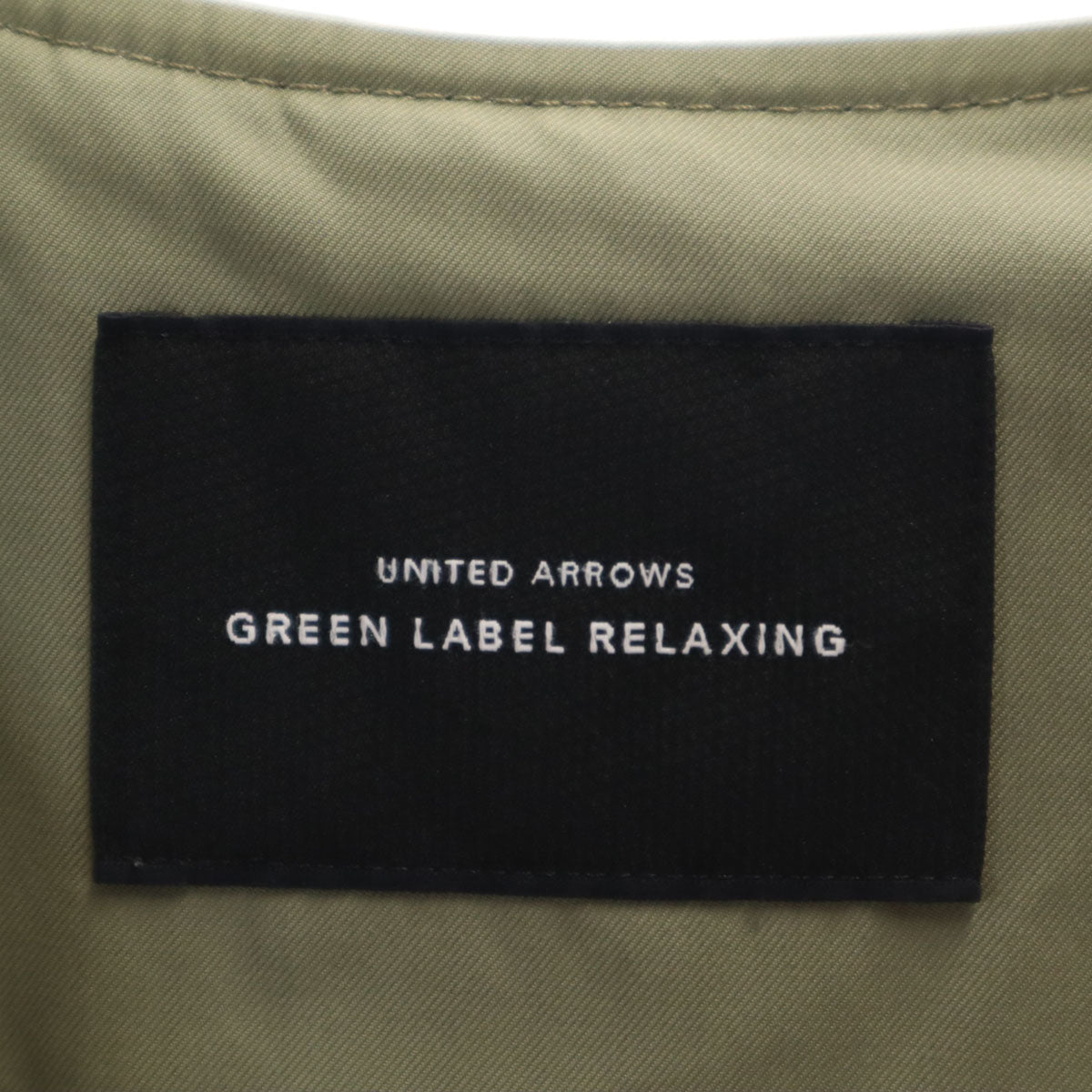 green label relaxing グリーンレーベルリラクシング UNITED ARROWS トレンチコート 38 カーキ系 レディース