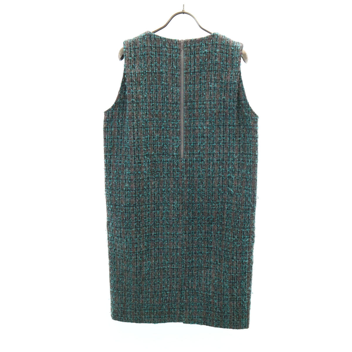 closet story クローゼットストーリー UNITED ARROWS ノースリーブ ネップ 膝丈ワンピース レディース