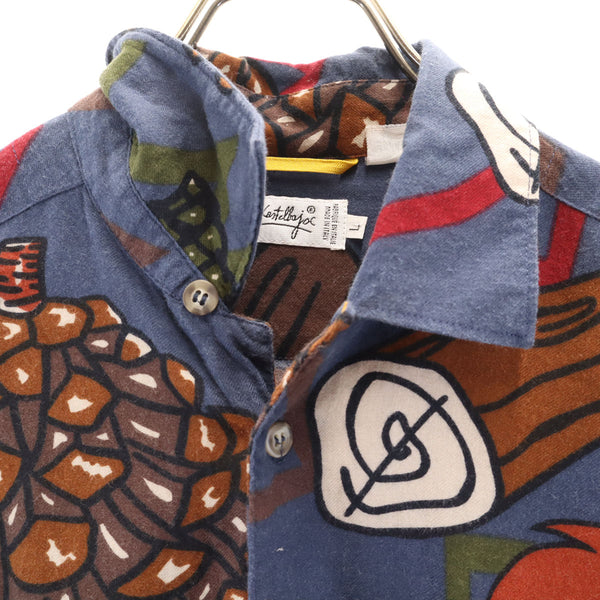 JC de CASTELBAJAC カステルバジャック イタリア製 長袖 シャツ L  