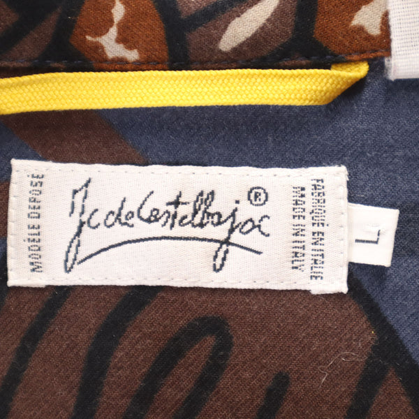 JC de CASTELBAJAC カステルバジャック イタリア製 長袖 シャツ L  