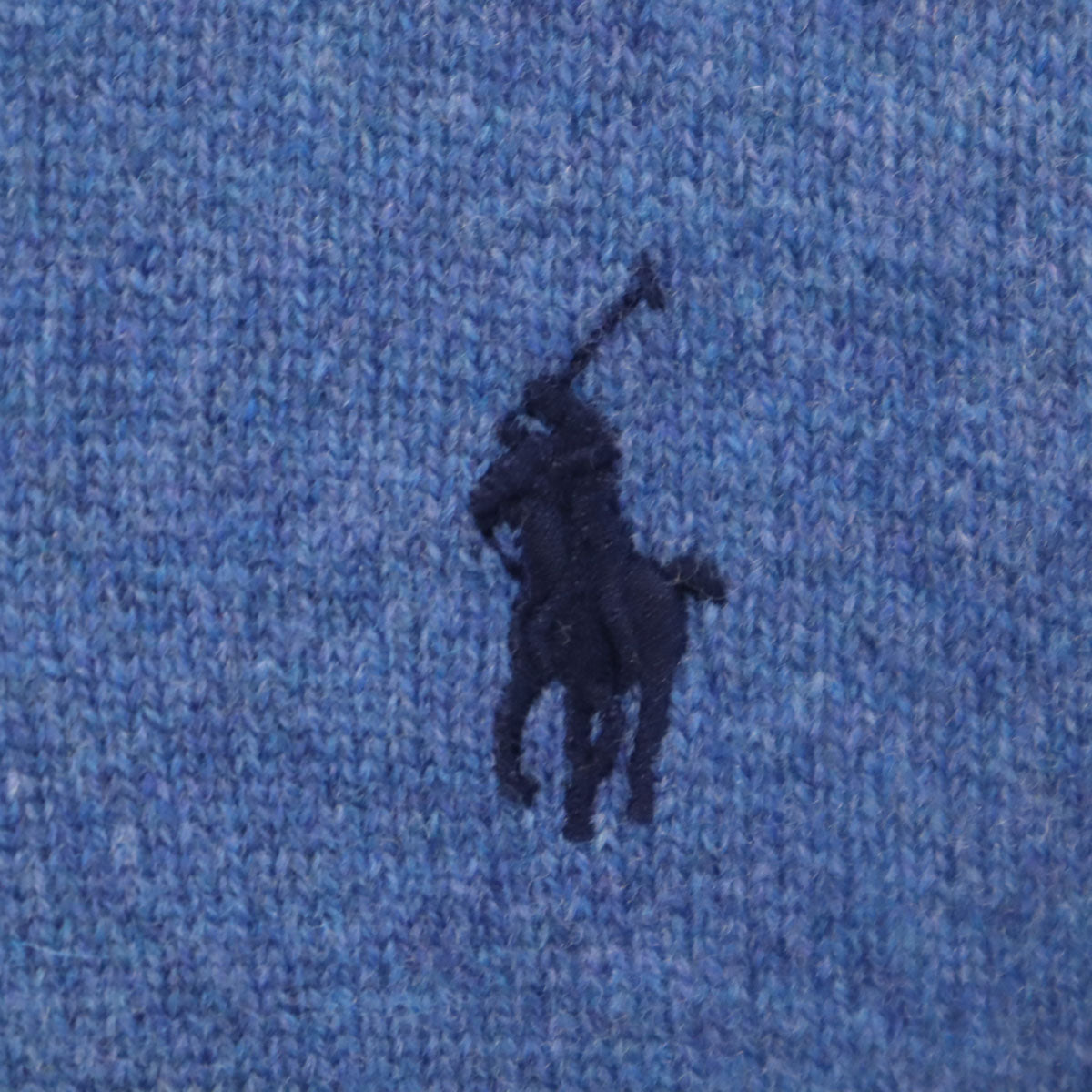 POLO RALPH LAUREN ポロラルフローレン 長袖 Vネック ニット M 青紺 セーター メンズ