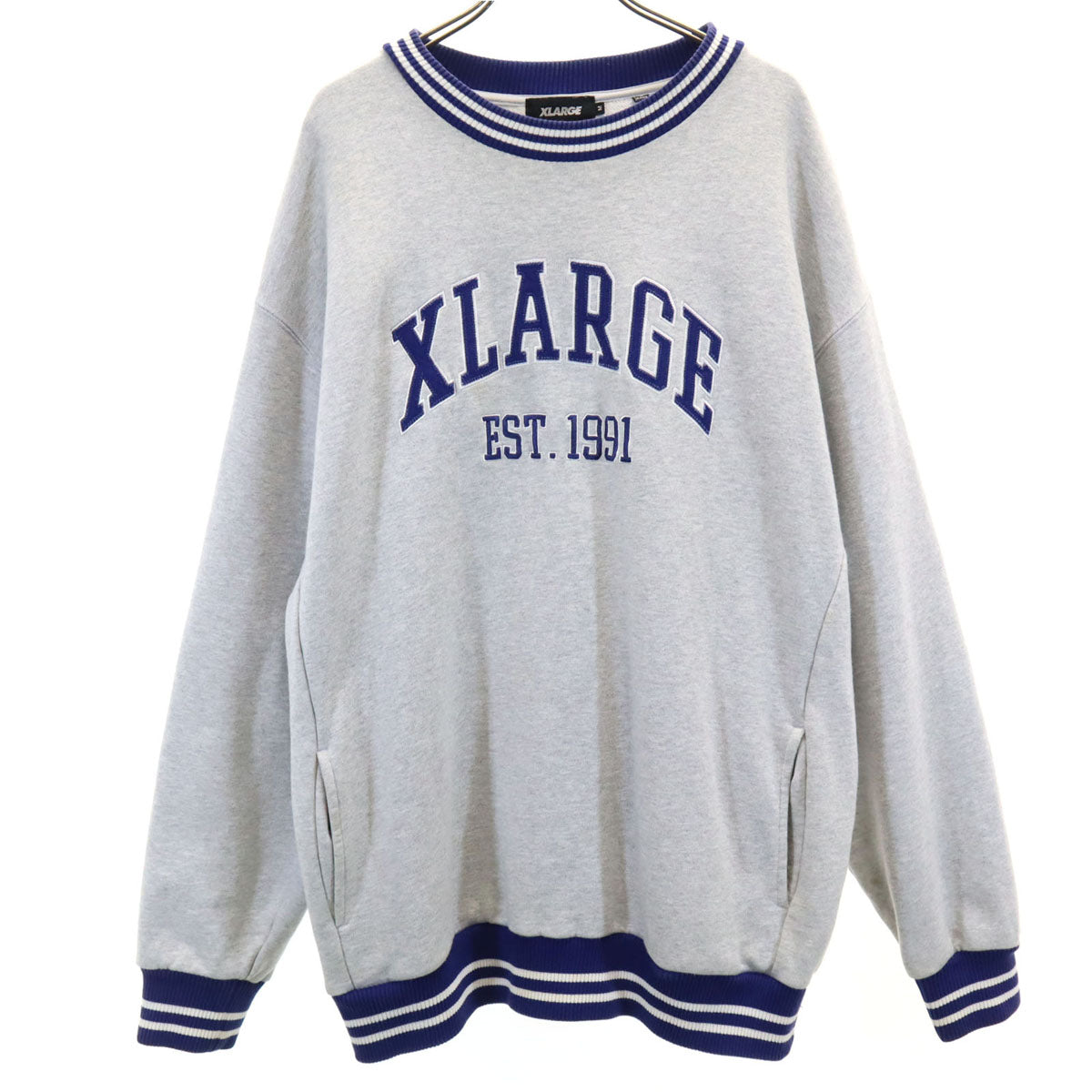 XLARGE エクストララージ 長袖 スウェット トレーナー M グレー メンズ
