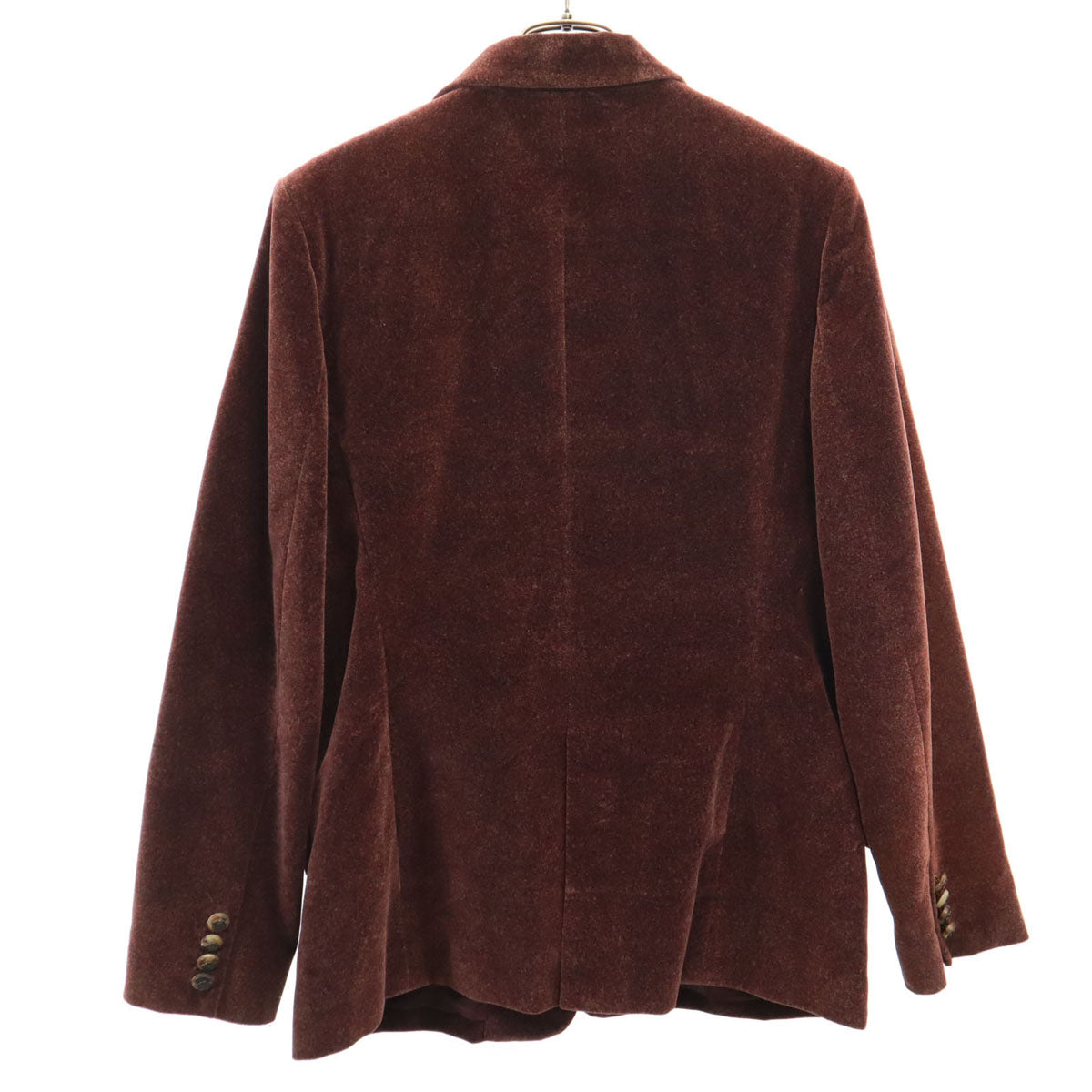 RALPH RL LAUREN ラルフアールエルローレン ベロア調 ジャケット 3f ブラウン系 レディース