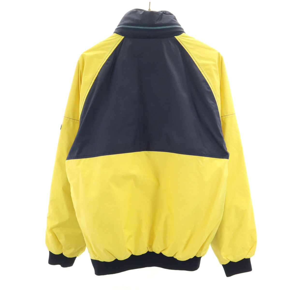 mont-bell モンベル 80s ヴィンテージ ゴアテックス ハーフジップ ジャケット L イエロー系 薄中綿入り アウトドア メンズ