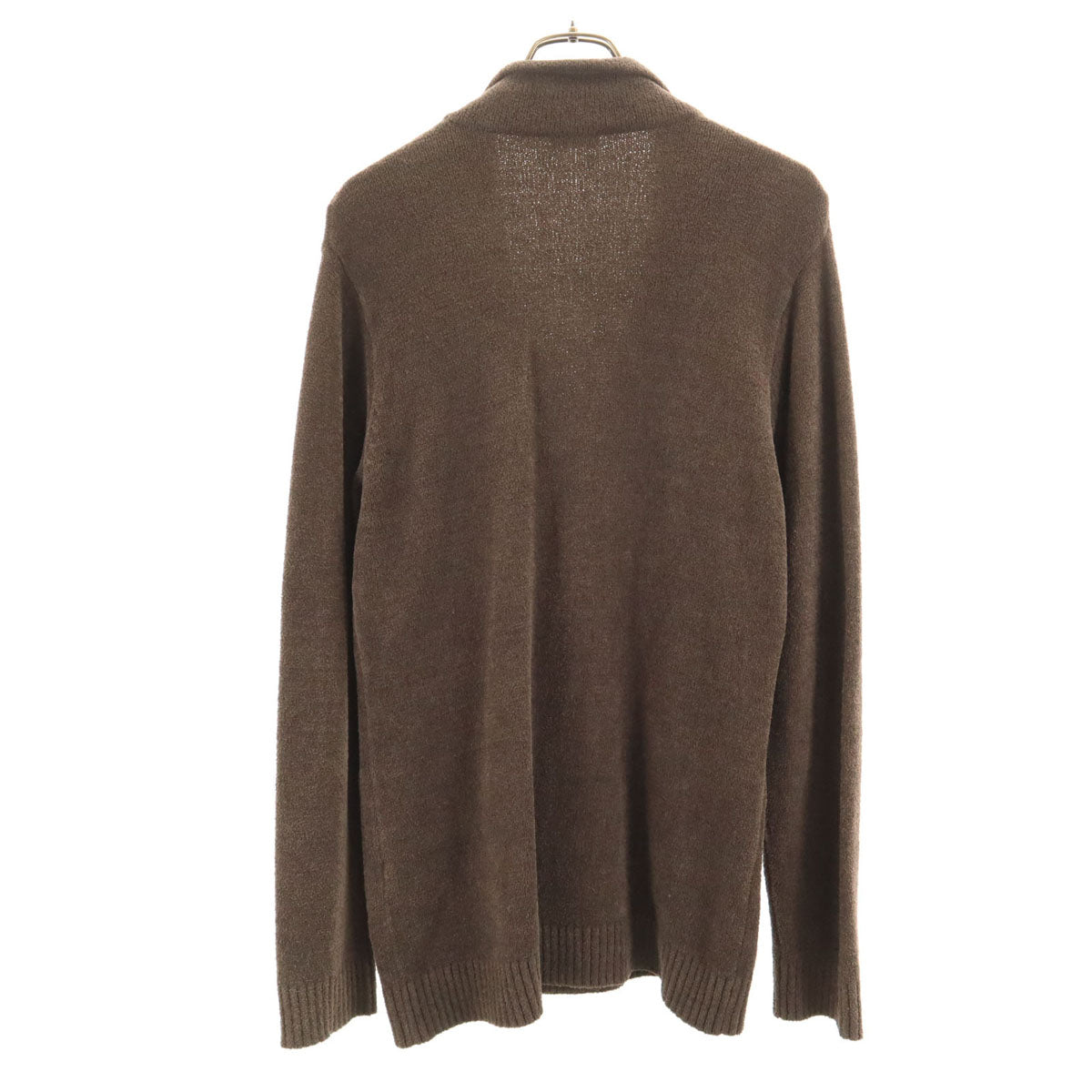 UNITED ARROWS ユナイテッドアローズ ニットジャケット 48 ブラウン ふわもこ メンズ