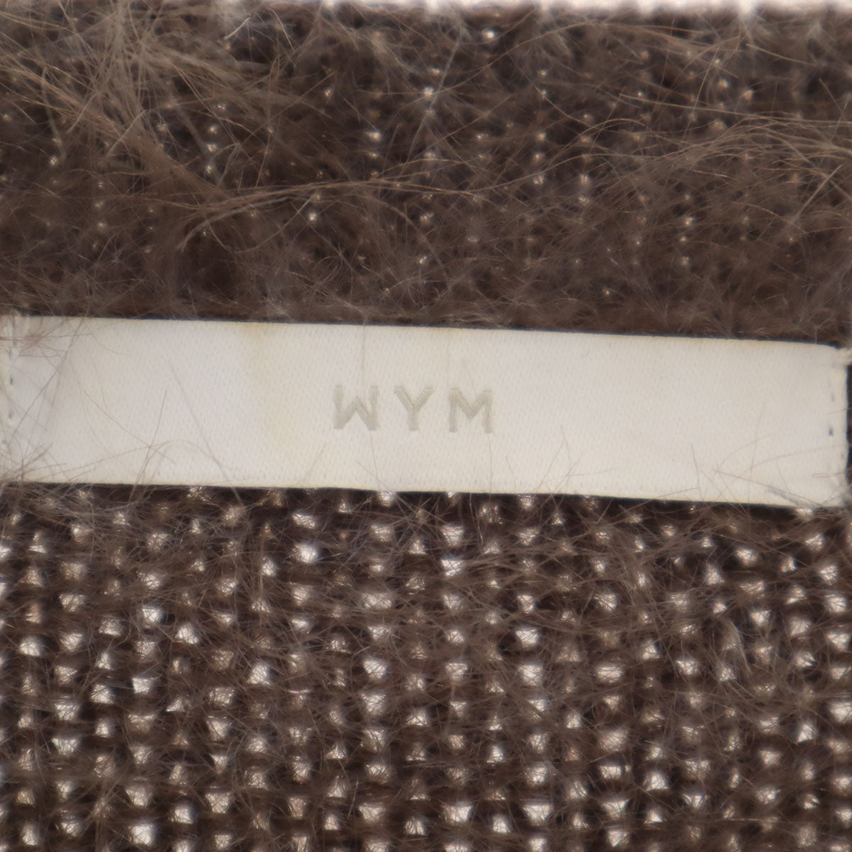美品 WYM ウィム 長袖 ニット M ブラウン セーター メンズ