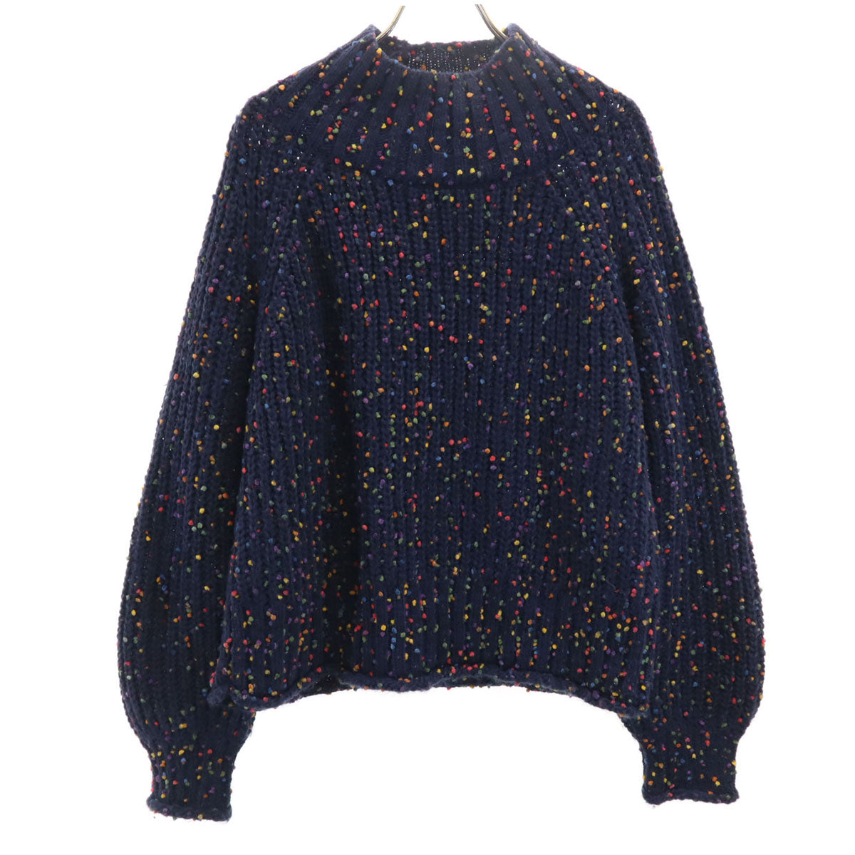 美品 BEAMS HEART ビームスハート 長袖 ニット ブルー系 セーター レディース
