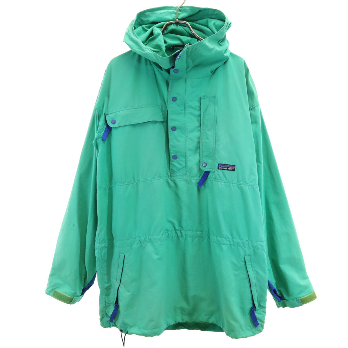 patagonia パタゴニア 90s オールド レジスターマーク バックボウルアノラック 初期型 マウンテンパーカー M グリーン プルオーバー アウトドア メンズ
