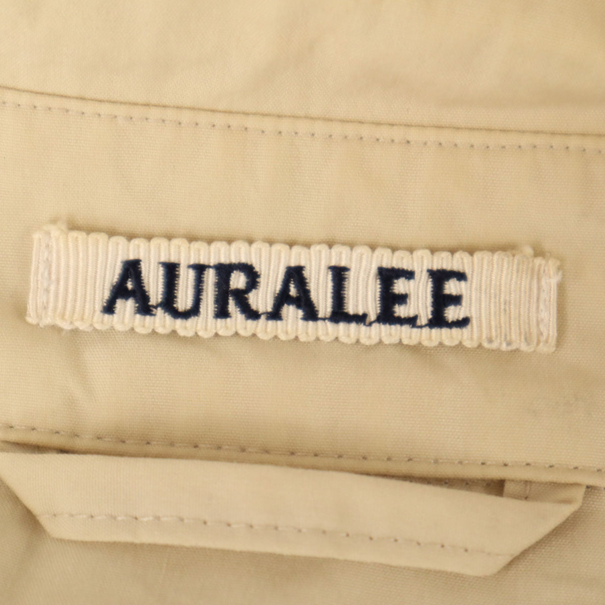 AURALEE オーラリー 21ss 日本製 ステンカラーコート ベージュ スプリング レディース