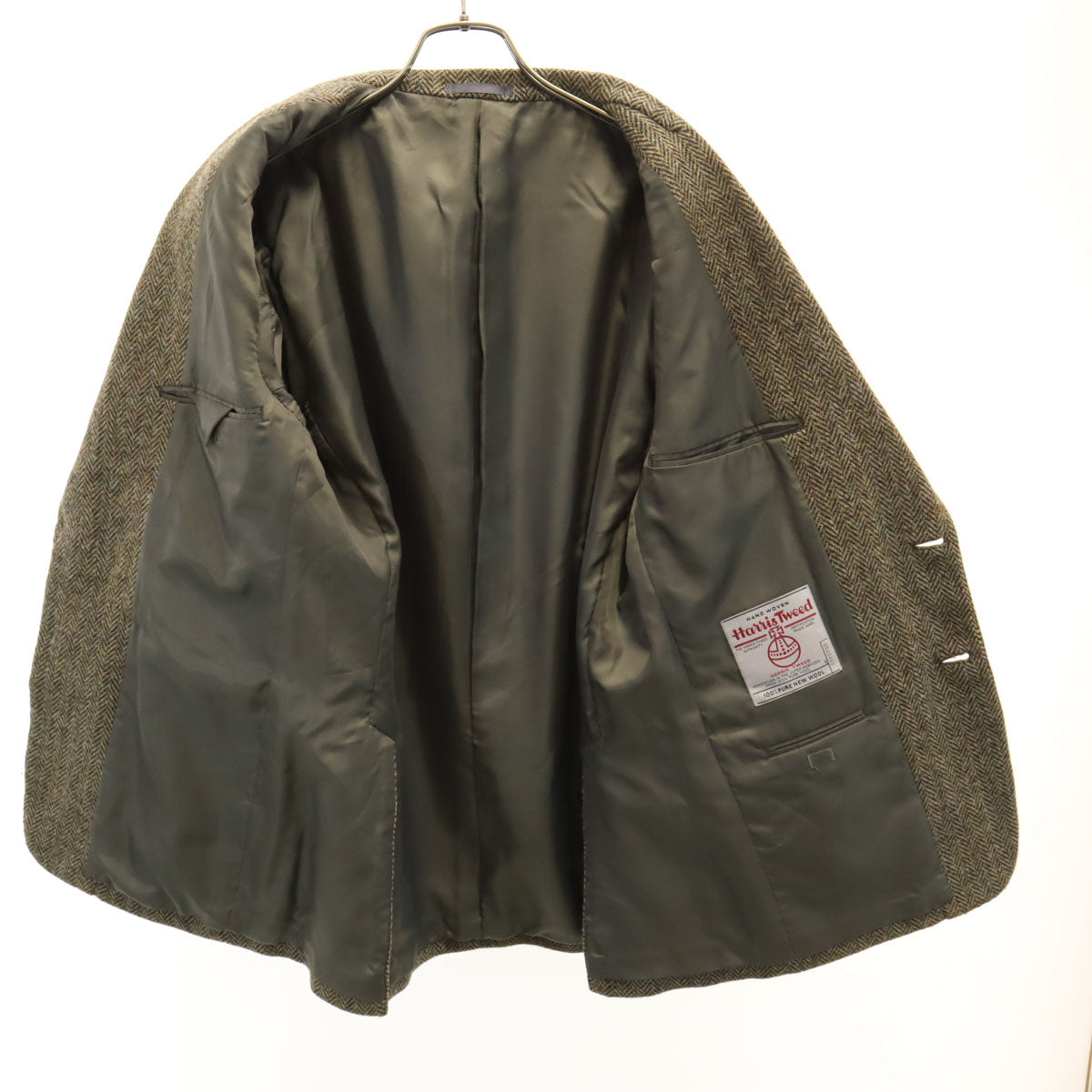 HARRIS TWEED ハリスツイード テーラードジャケット グレー系 メンズ