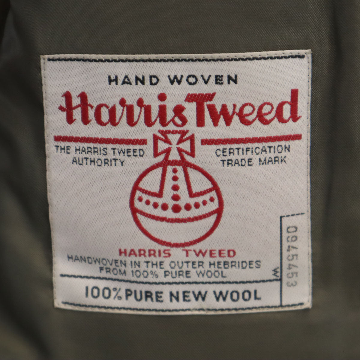HARRIS TWEED ハリスツイード テーラードジャケット グレー系 メンズ