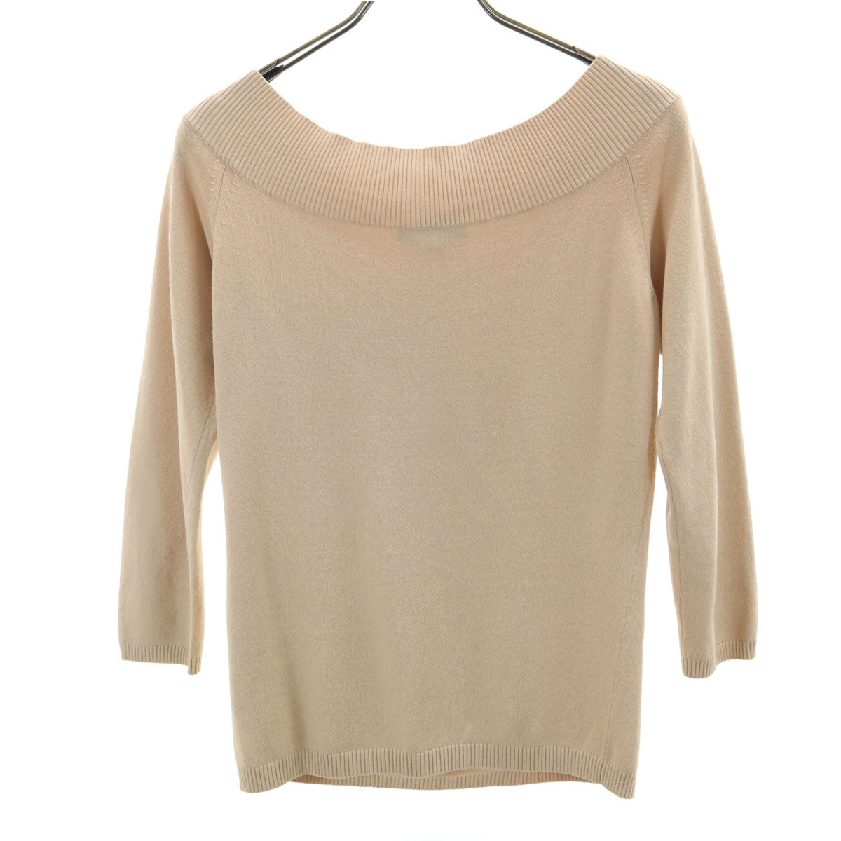 EPOCA エポカ 7分袖 ニット 40 ベージュ レディース