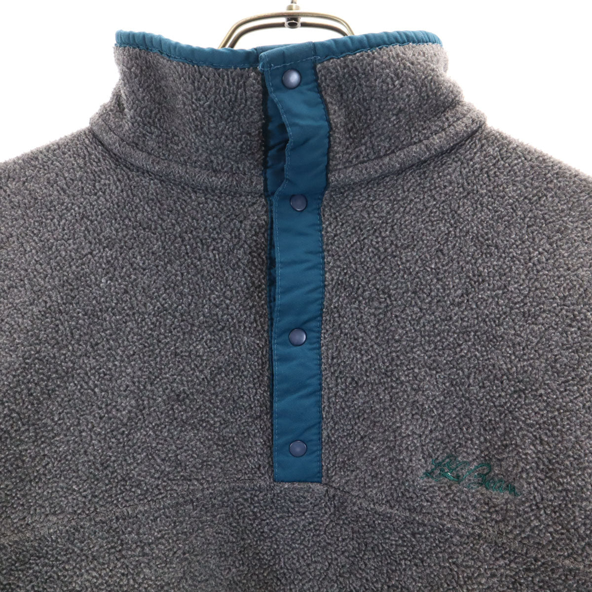 L.L.Bean エルエルビーン 80s ヴィンテージ プルオーバー フリースジャケット チャコールグレー アウトドア メンズ