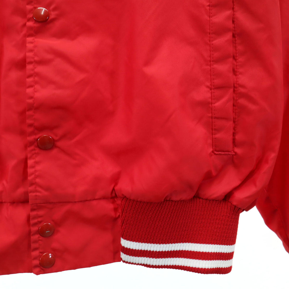 Champion チャンピオン 90s USA製 オールド 青タグ ベースボール ジャケット L レッド メンズ