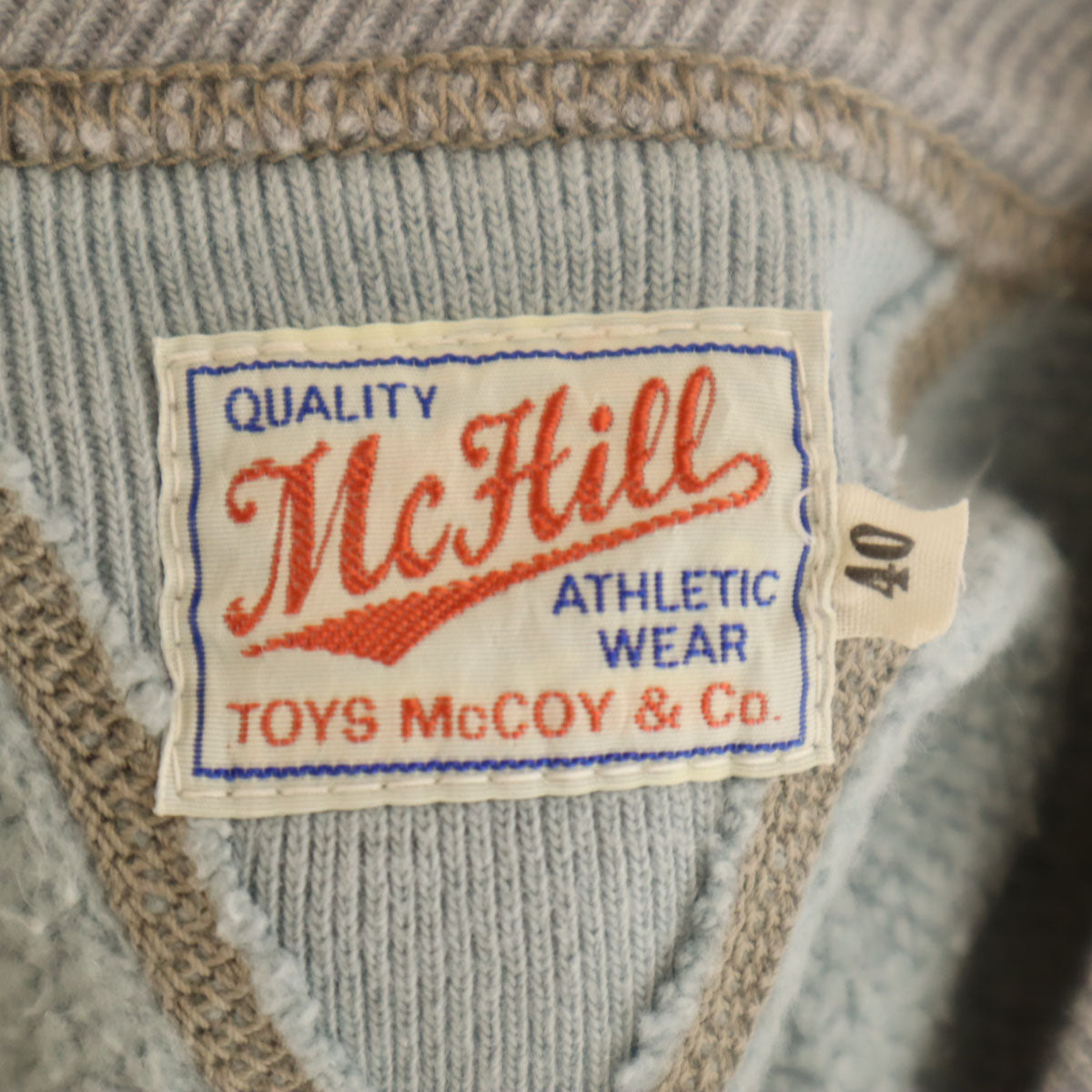 TOYs McCOY トイズマッコイ 長袖 スウェット トレーナー 40 ブルーグレー メンズ