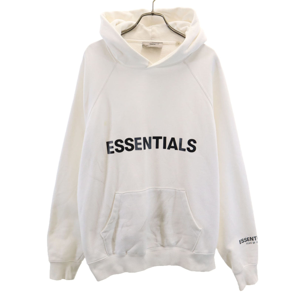 ESSENTIALS エッセンシャルズ 長袖 スウェットパーカー S ホワイト メンズ