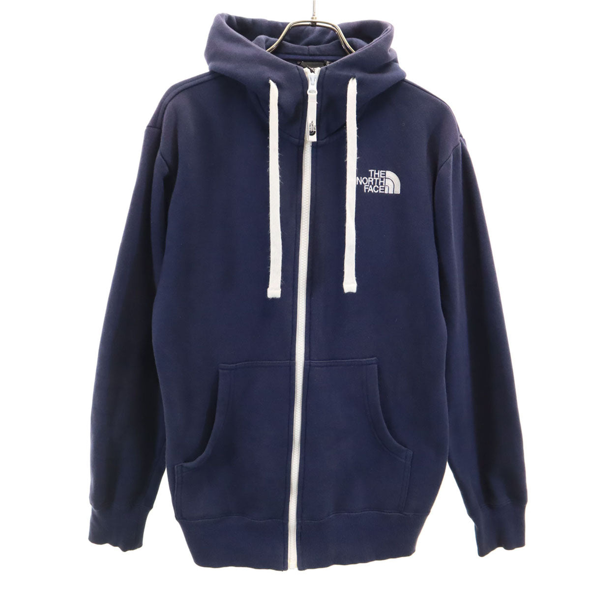 THE NORTH FACE ノースフェイス 長袖 リアビュー スウェット ジップパーカー S ネイビー NT11530 アウトドア メンズ