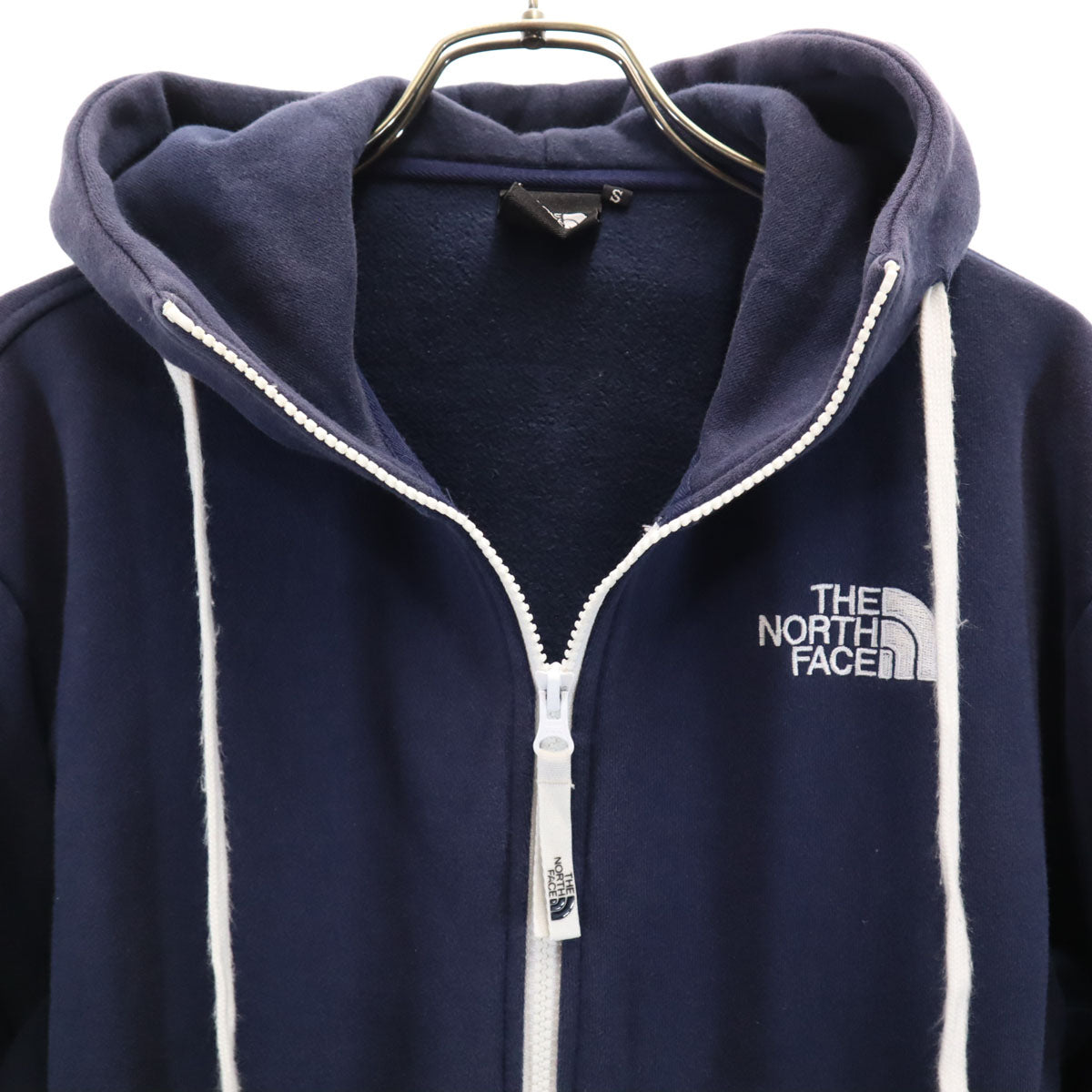 THE NORTH FACE ノースフェイス 長袖 リアビュー スウェット ジップパーカー S ネイビー NT11530 アウトドア メンズ