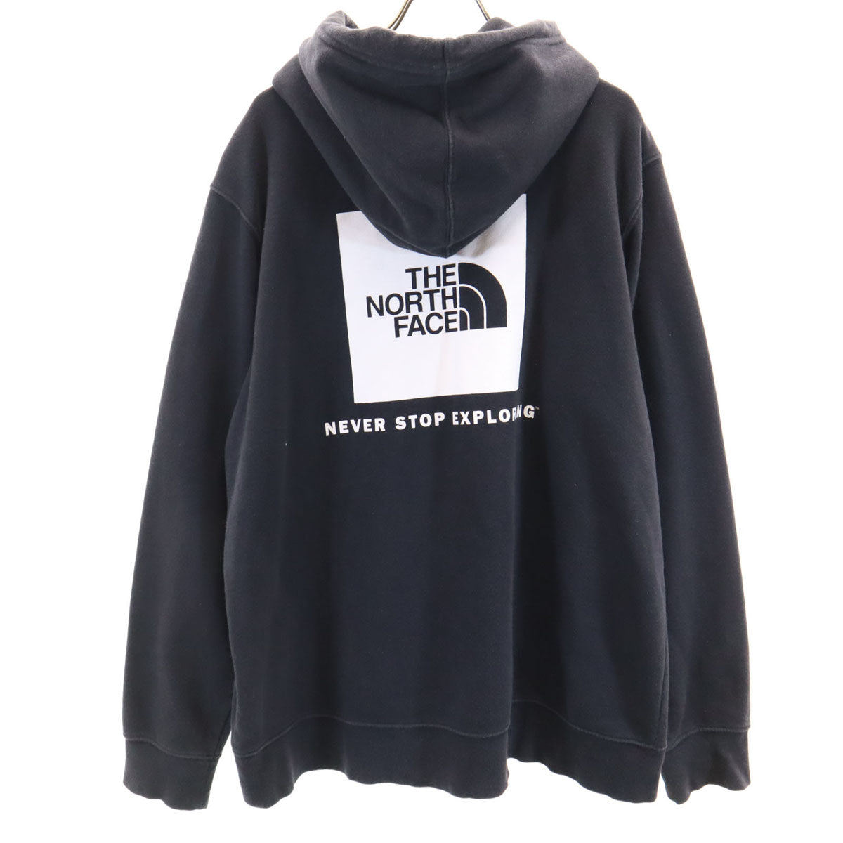 THE NORTH FACE ノースフェイス バックロゴ 長袖 スウェットパーカー L ブラック A3FRE アウトドア メンズ