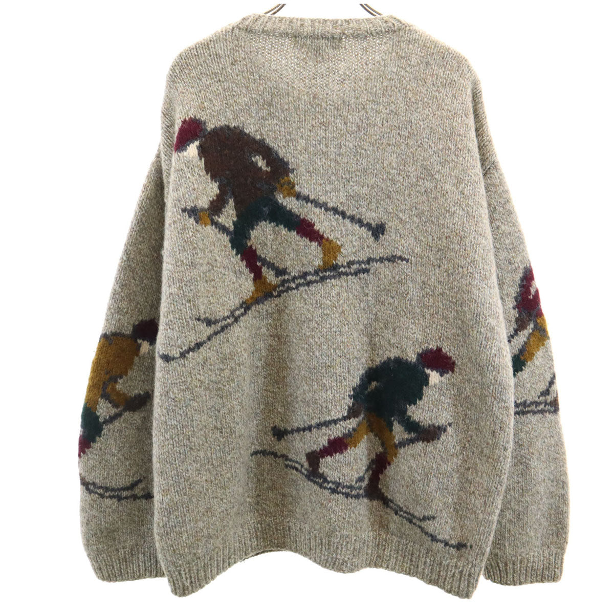 Banana Republic バナナリパブリック 80s 90s オールド スキー 長袖 セーター L アッシュグレー ニット メンズ