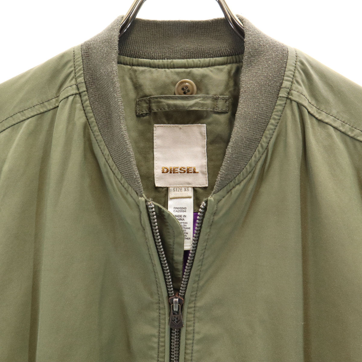 DIESEL ディーゼル ブルゾン XS オリーブ ジャケット メンズ