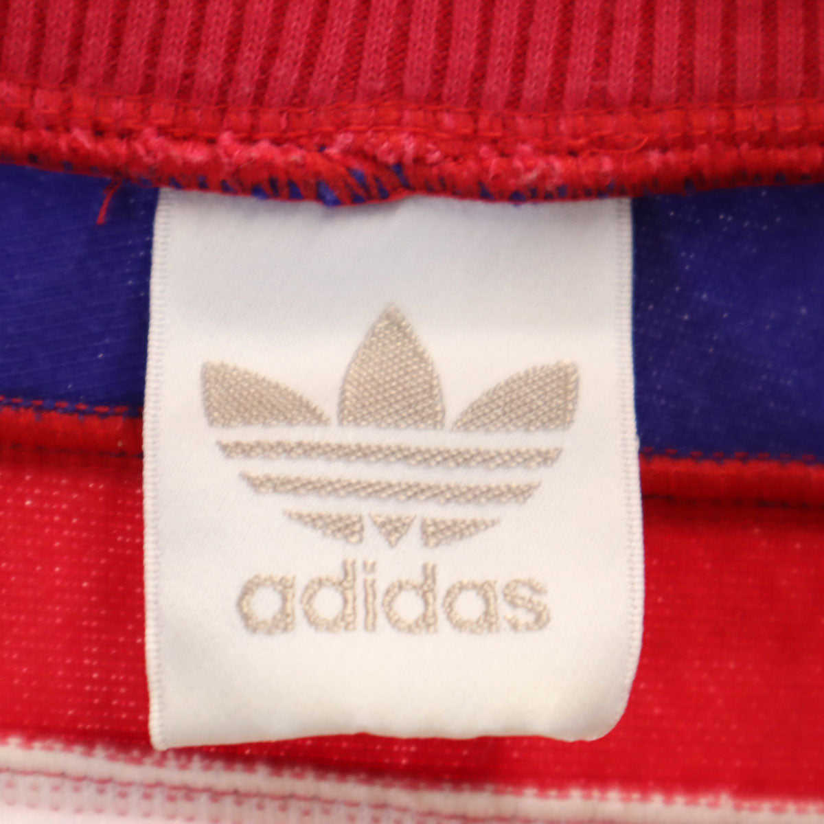 adidas アディダス 80s 日本製 ヴィンテージ 長袖 スウェット トレーナー M-L ホワイト デサント メンズ