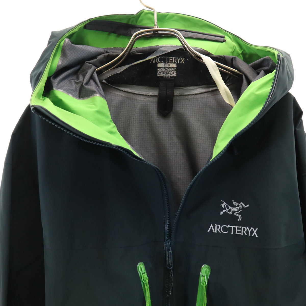 ARC'TERYX アークテリクス カナダ製 Alpha SV ジャケット L 深緑 アウトドア メンズ