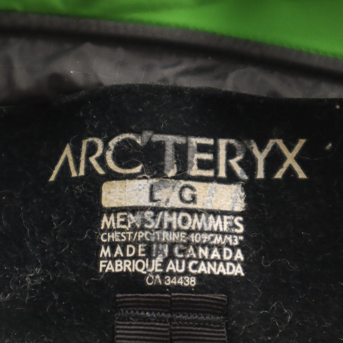 ARC'TERYX アークテリクス カナダ製 Alpha SV ジャケット L 深緑 アウトドア メンズ