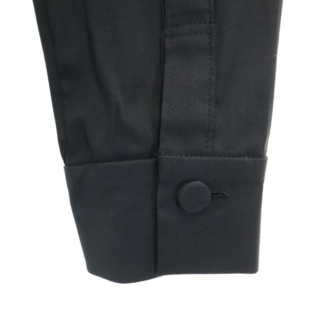 FOXEY フォクシー 日本製 長袖 ドレスシャツ 38 ブラック レディース