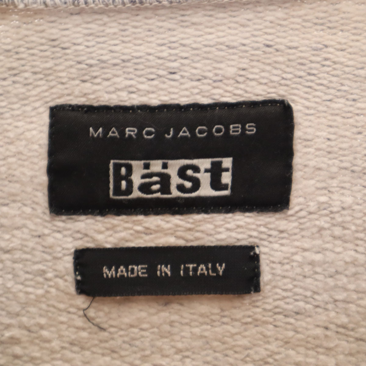 MARC JACOBS マークジェイコブス Bast バスト コラボ イタリア製 長袖 スウェット トレーナー XS グレー メンズ
