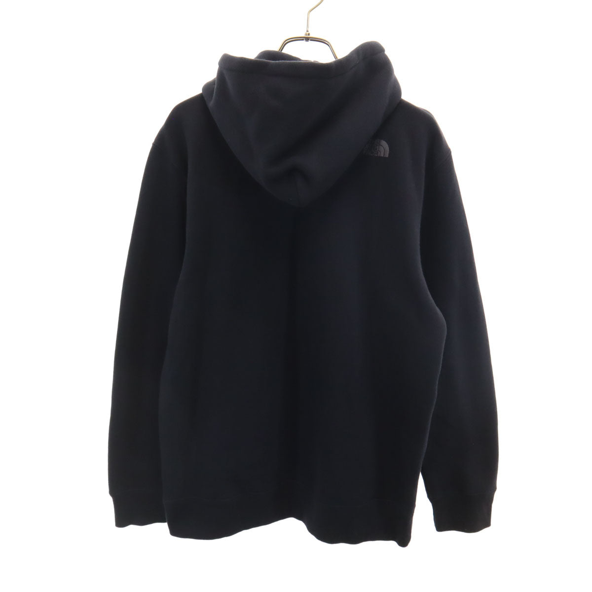 THE NORTH FACE ノースフェイス 長袖 スウェット ジップパーカー L ブラック NT61602X アウトドア 裏起毛 メンズ