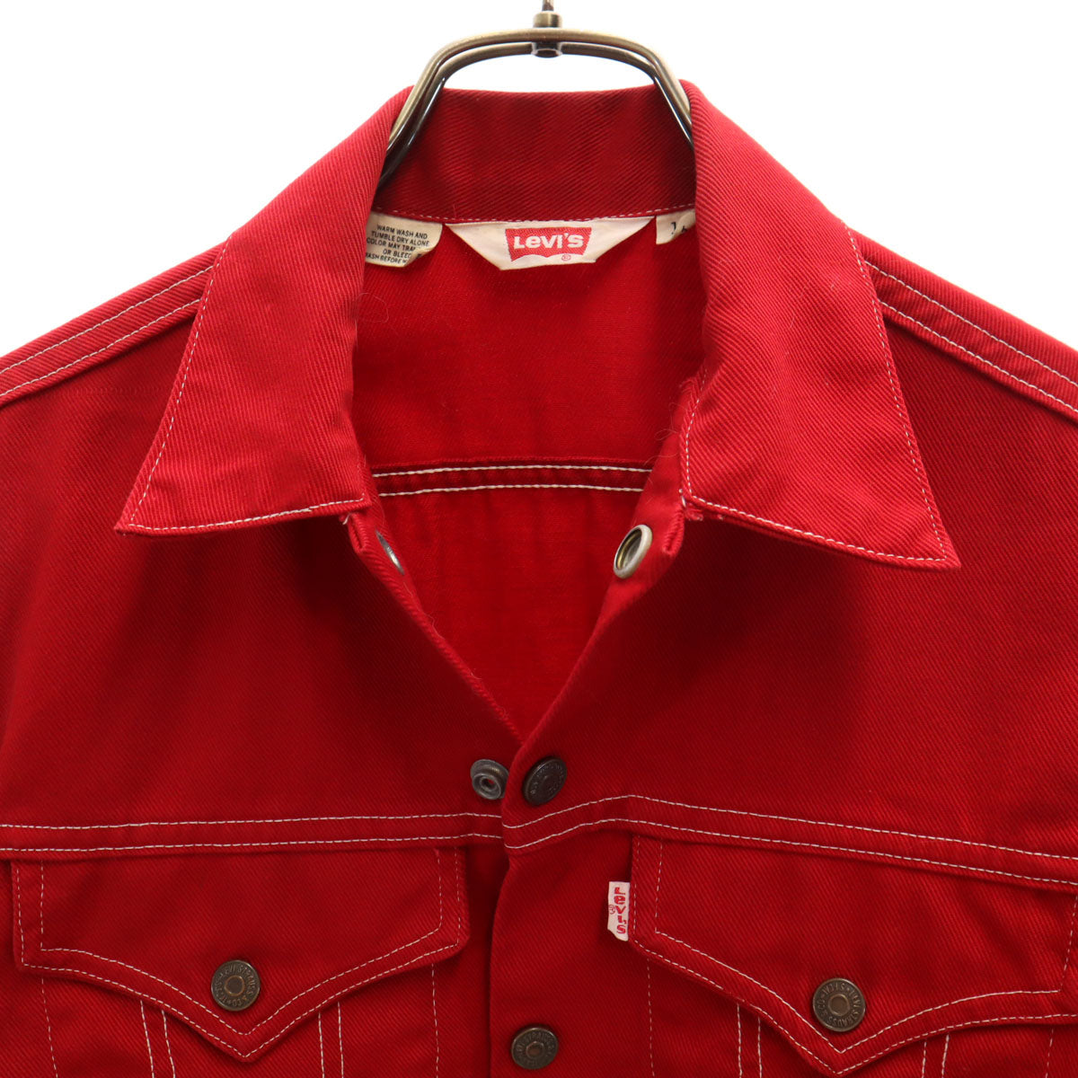 Levi's リーバイス 70s ヴィンテージ トラッカー ジャケット 16 レッド キッズ