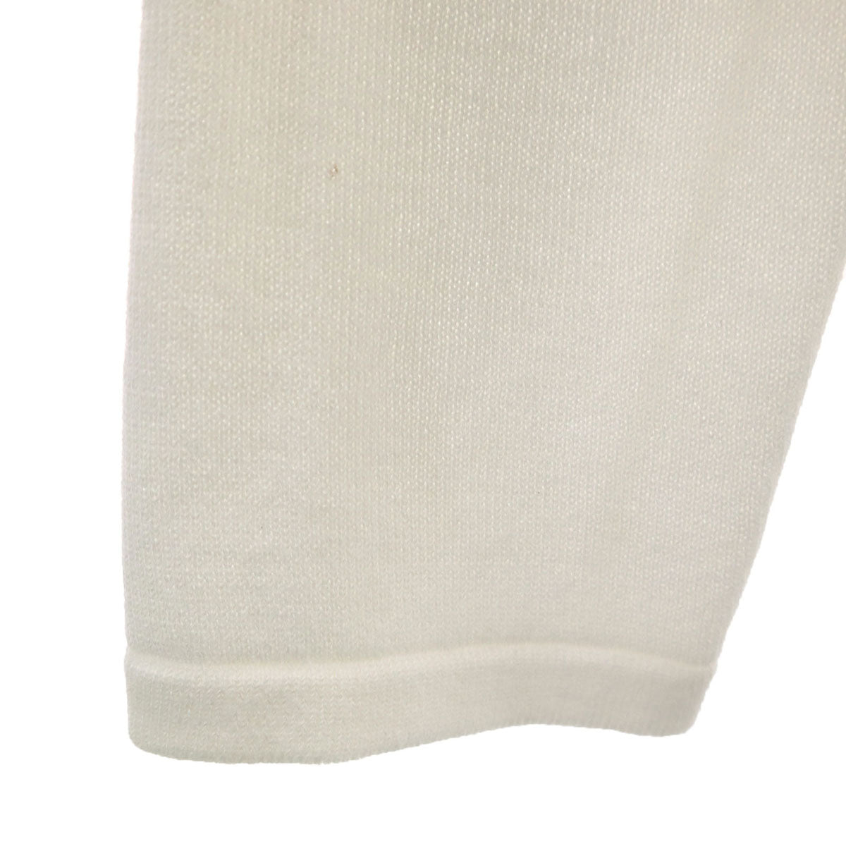 U by ungaro ユーバイウンガロ 長袖 ニットカーディガン M ホワイト 装飾 レディース