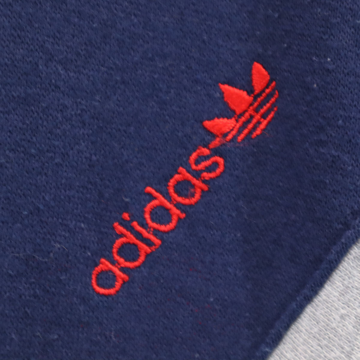 adidas アディダス 80s ヴィンテージ 銀タグ スウェット ジップジャケット グレー メンズ