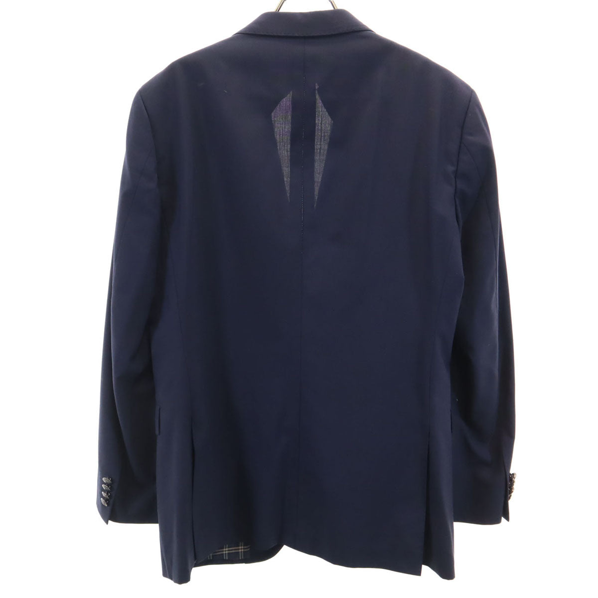 BURBERRY BLACK LABEL バーバリーブラックレーベル テーラードジャケット L ネイビー 三陽商会 ブレザー メンズ