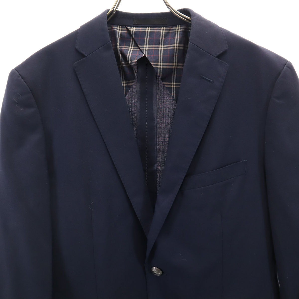 BURBERRY BLACK LABEL バーバリーブラックレーベル テーラードジャケット L ネイビー 三陽商会 ブレザー メンズ