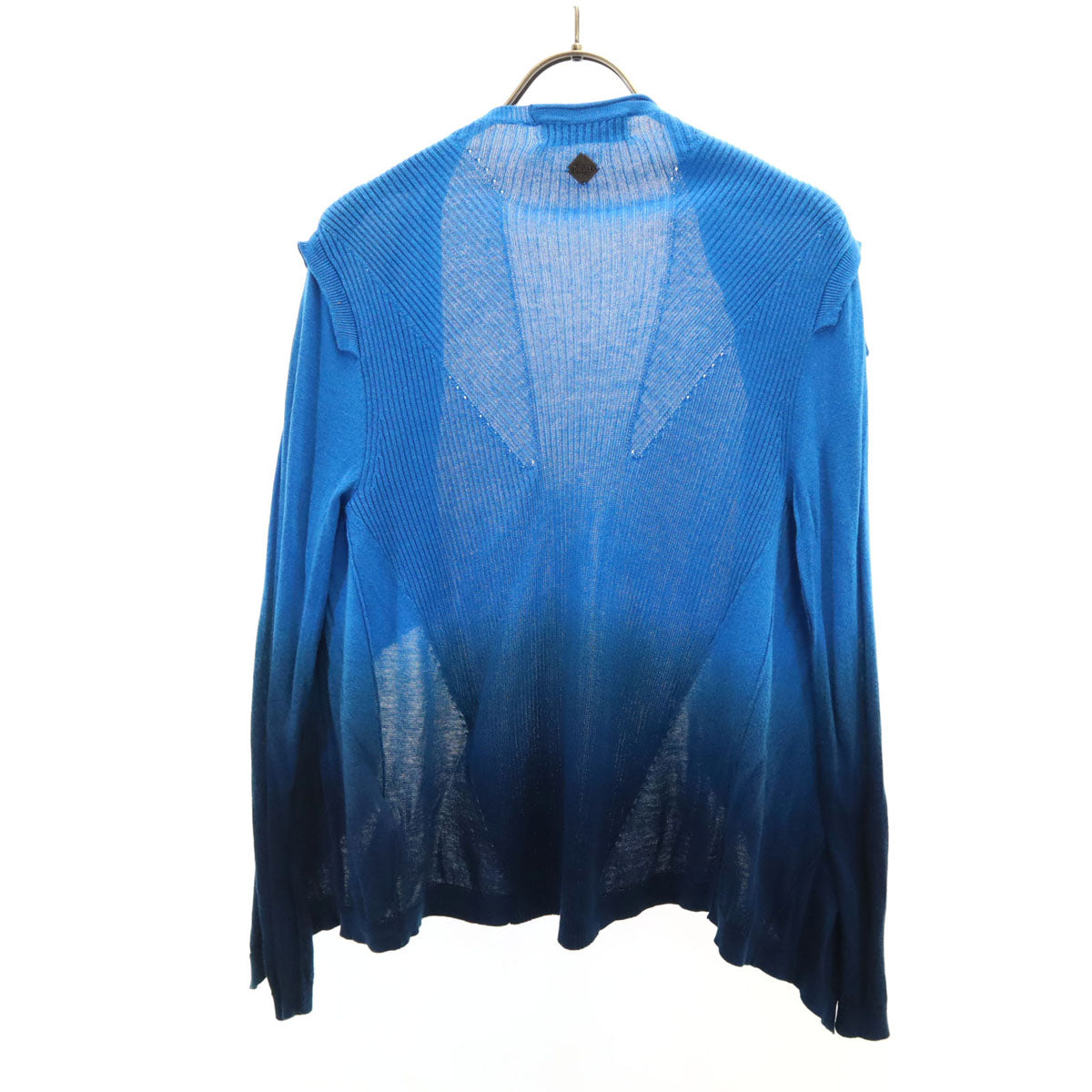 DIESEL ディーゼル グラデーション 長袖 ニットカーディガン XS 水色 レディース