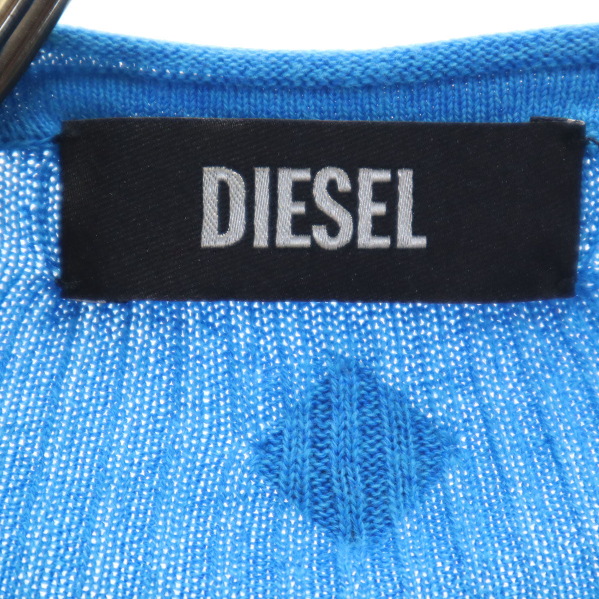 DIESEL ディーゼル グラデーション 長袖 ニットカーディガン XS 水色 レディース