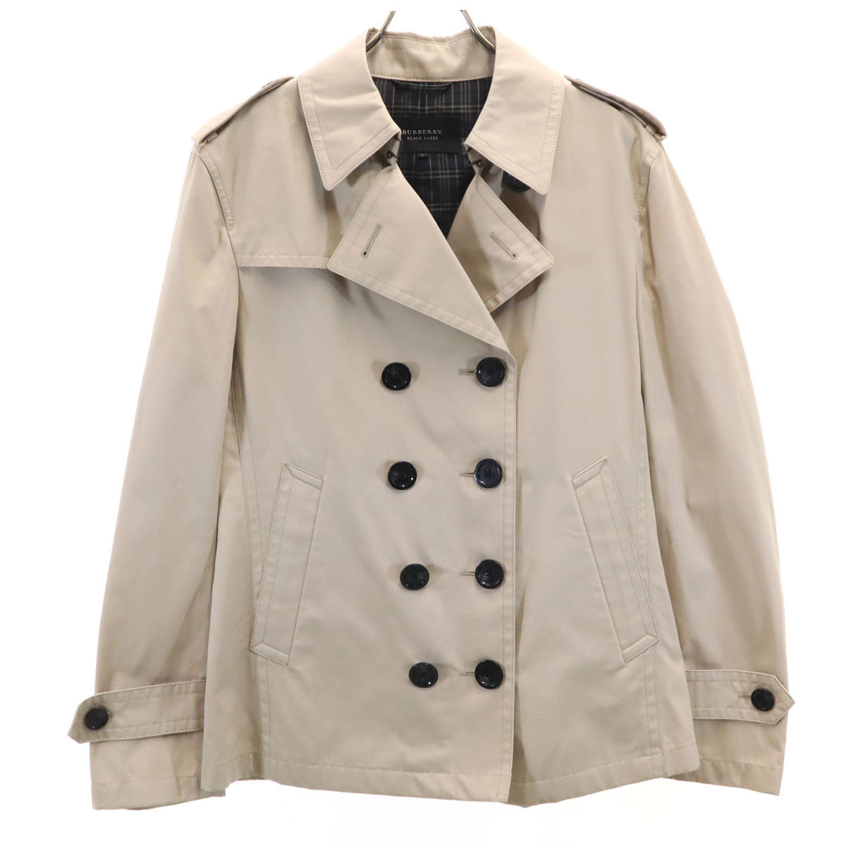 BURBERRY BLACK LABEL バーバリーブラックレーベル トレンチ ジャケット L ベージュ 三陽商会 レディース