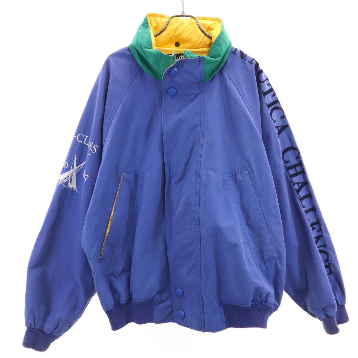 NAUTICA ノーティカ 90s オールド セーリング ジャケット L 青紫 メンズ