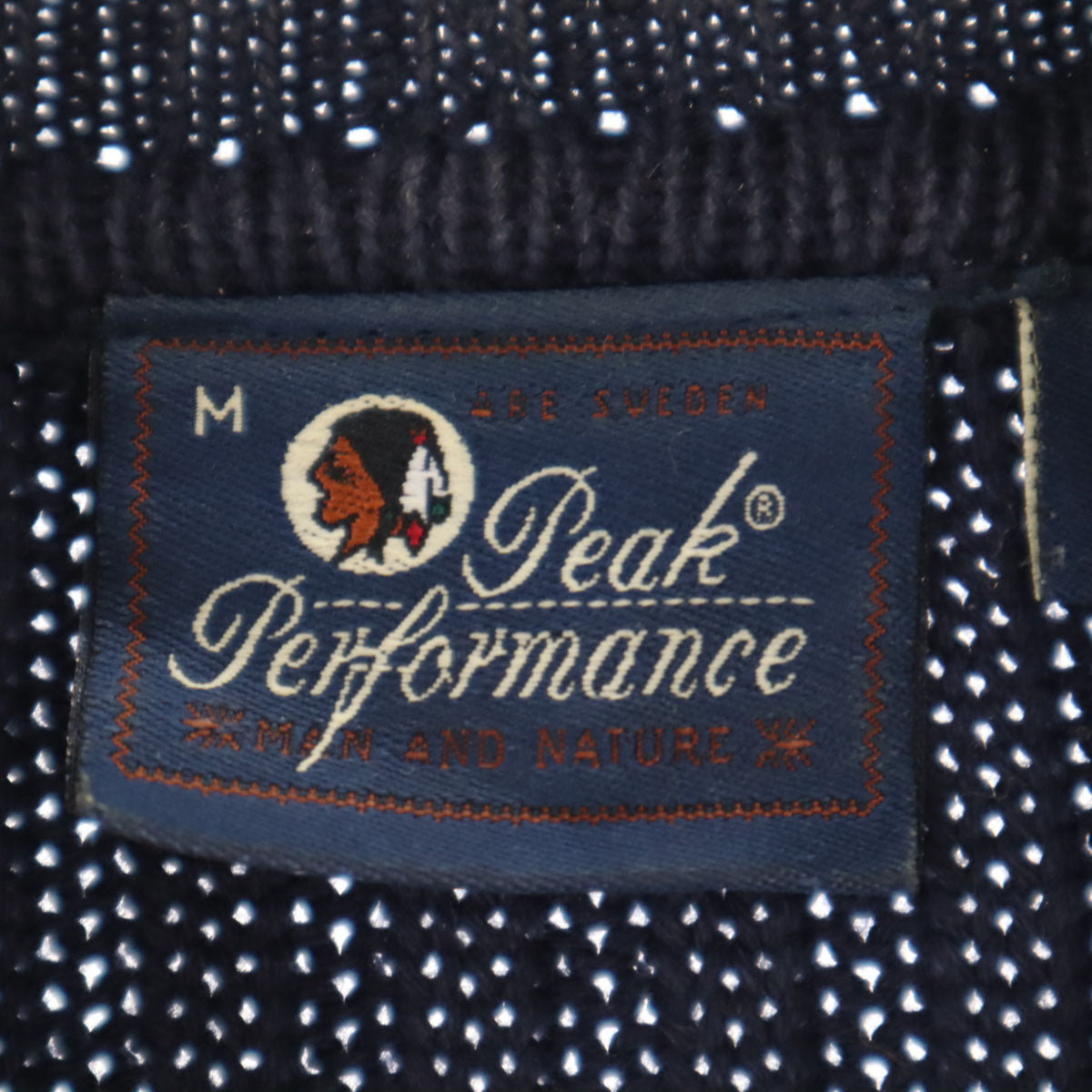 PeakPerformance ピークパフォーマンス 長袖 タートルネック セーター M ネイビー ニット メンズ