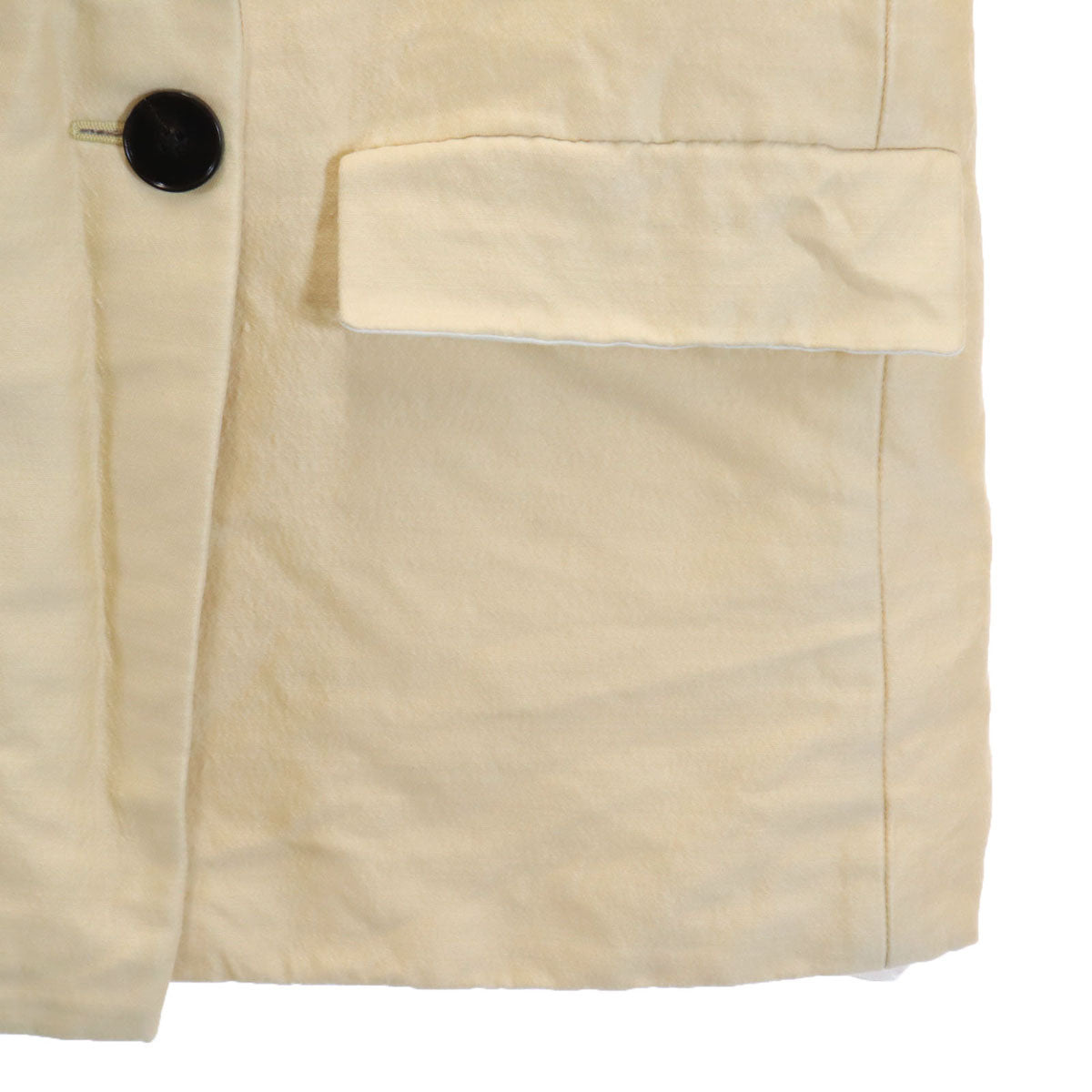 JIL SANDER ジルサンダー イタリア製 ダブル テーラードジャケット 上下 セットアップ 34/32 生成り レディース