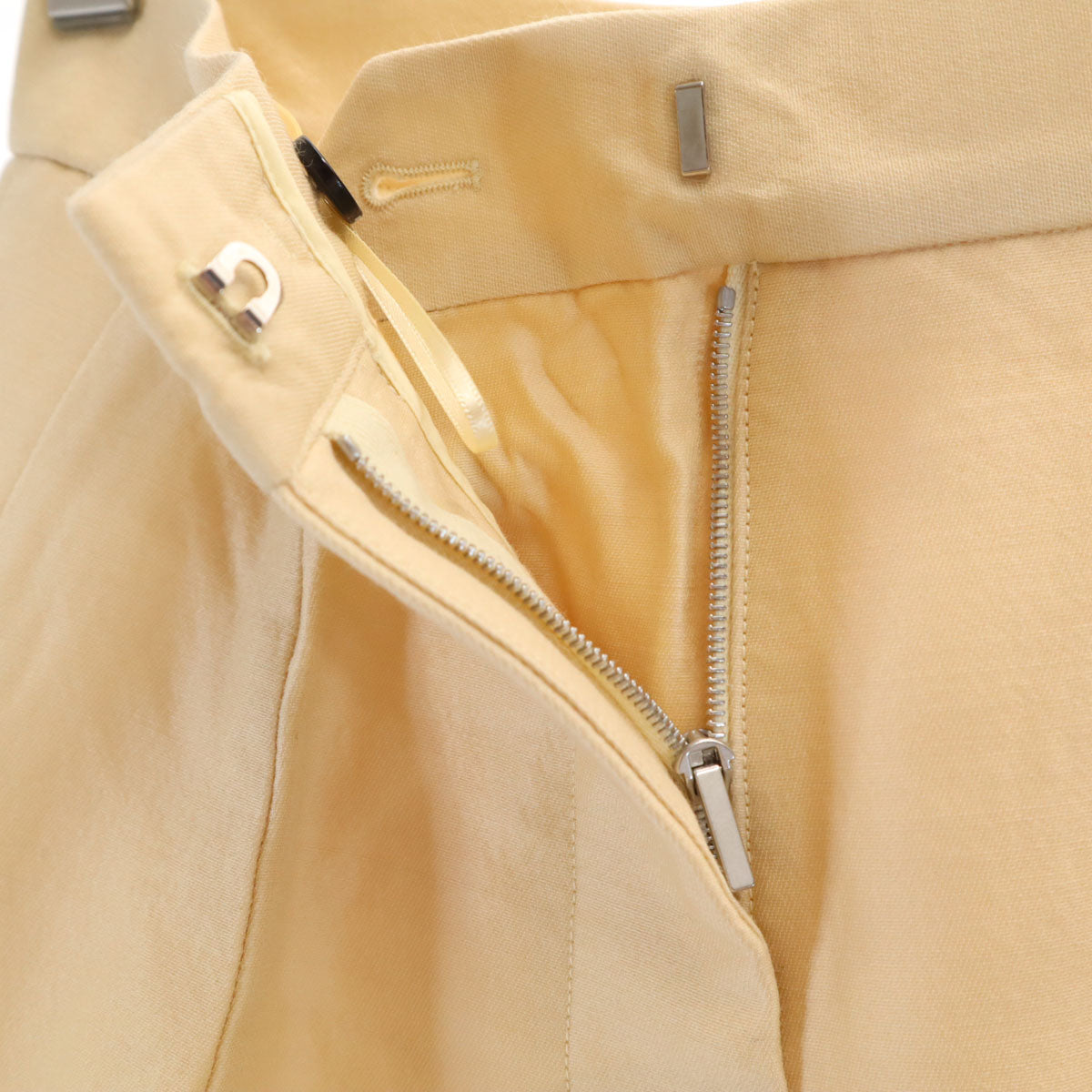 JIL SANDER ジルサンダー イタリア製 ダブル テーラードジャケット 上下 セットアップ 34/32 生成り レディース