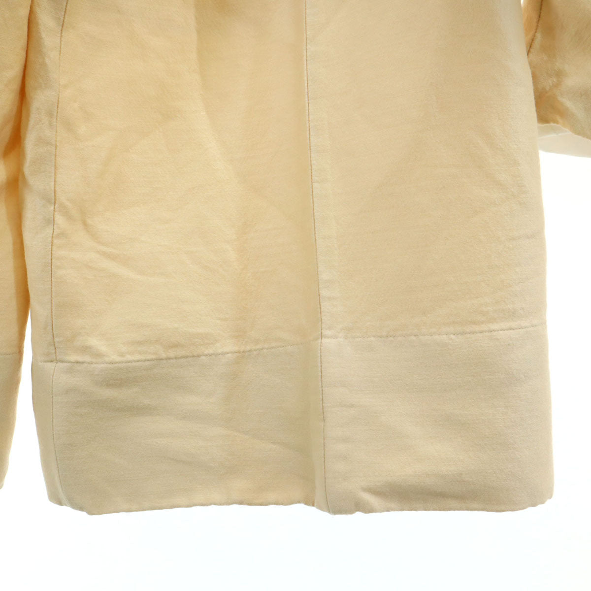JIL SANDER ジルサンダー イタリア製 ダブル テーラードジャケット 上下 セットアップ 34/32 生成り レディース